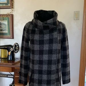 Ellen Tracey Wool Blend Sweater Coat